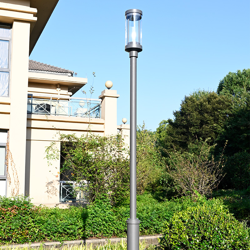 YMLED-6108 Aluminium PC Body LED Post Top Lampu Landskap