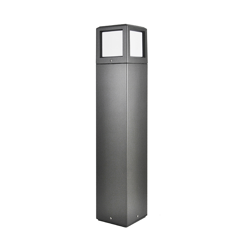 Lampu Taman Bollard LED Aluminium YMLED-6208 Square Model
