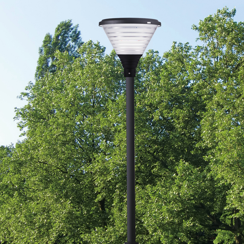 YMLED-6804 Lampu Jalan Luar Aluminium Panel Suria Bersepadu