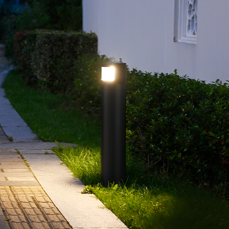 YMLED-6240 Pencahayaan 180 Darjah LED Lampu Bollard Taman Reka Bentuk Baharu Aluminium IP65