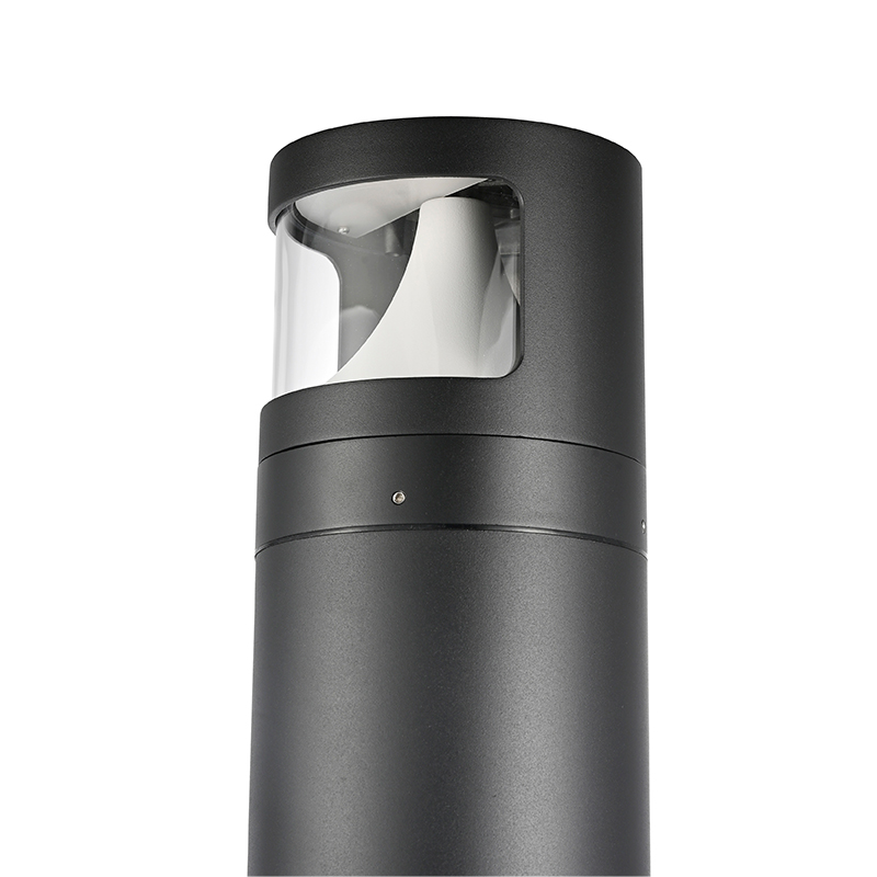 YMLED-6240 Pencahayaan 180 Darjah LED Lampu Bollard Taman Reka Bentuk Baharu Aluminium IP65