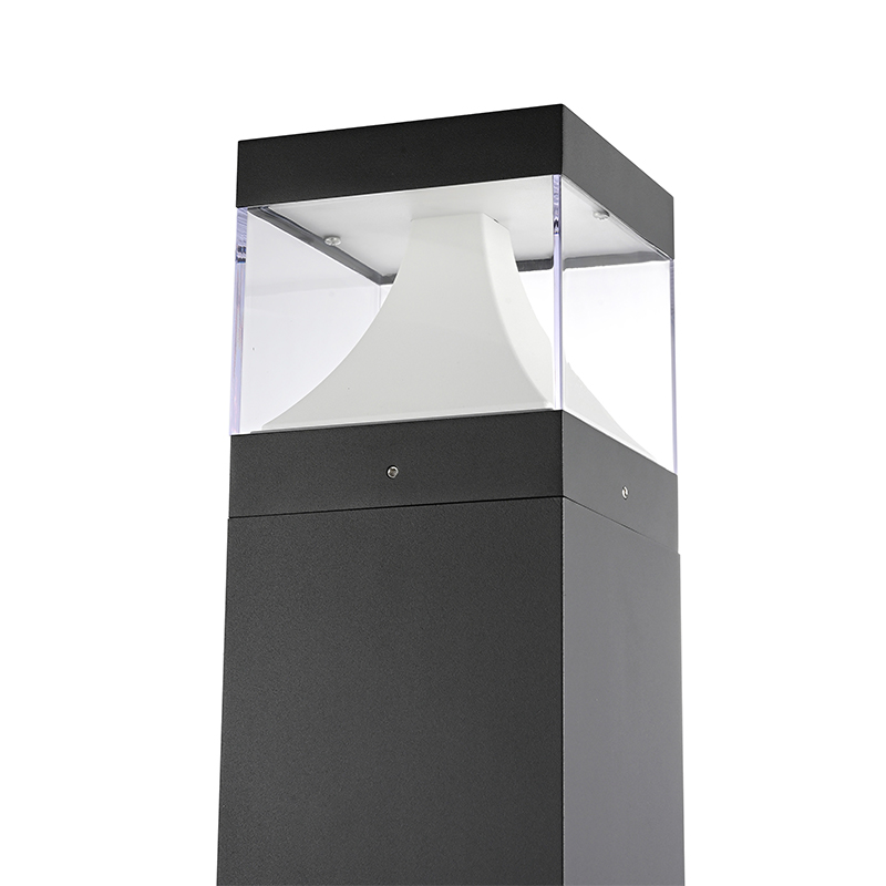 YMLED-6243 Square Model Pencahayaan Rumput Aluminium Jualan Panas