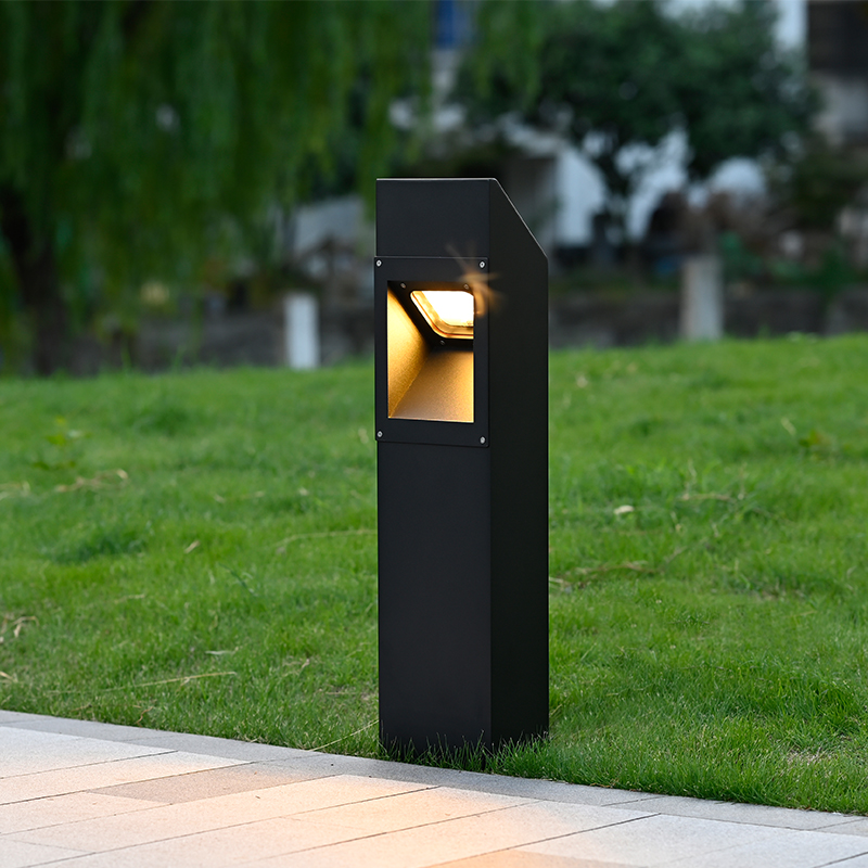 YMLED-6246 Pencahayaan Rumput Bollard LED Luaran segi empat tepat baharu YMLED-6246 Pencahayaan Rumput Bollard LED Luaran segi empat tepat baharu