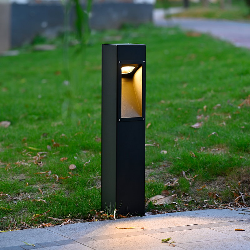 YMLED-6245 Lampu Bollard LED Segi Empat Baharu Lampu IP65 Luaran